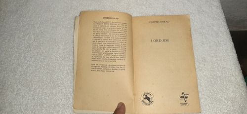 Lord Jim Joseph Conrad Grandes Aventuras No 6 (Usado)