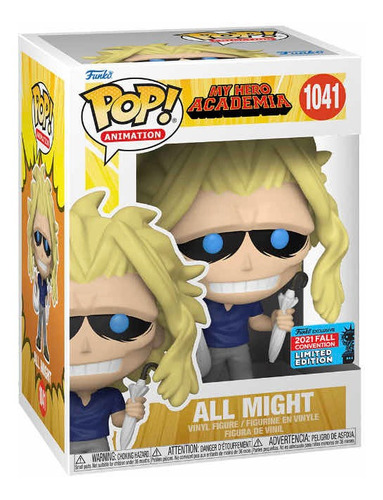 Pop! My Hero Academia All Might With Bag And Umbrella 2021 N