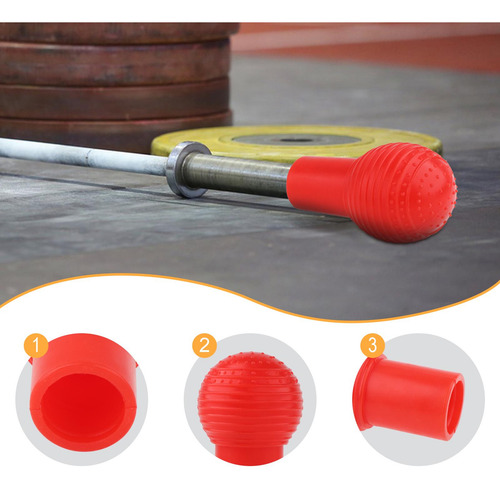 Accesorio Para Barra De Barra Barbell Landmine Ball Rojo