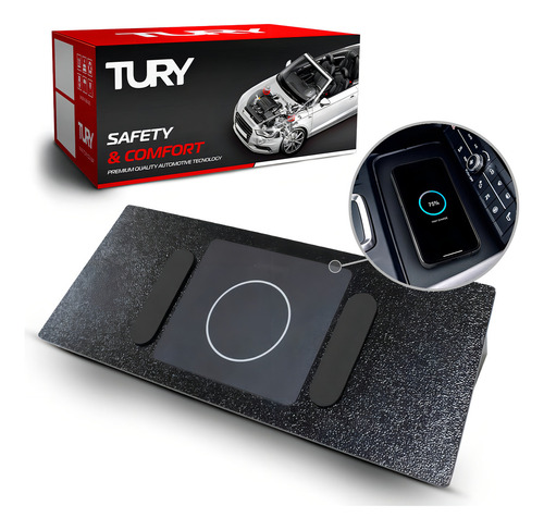 Carregador Indutivo Sem Fio Dedicado Tury Icharger 1.0 U Cor Preto
