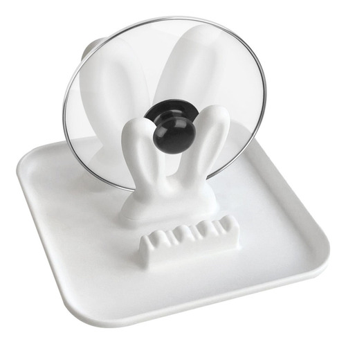 Reposacucharas Con Soporte Para Tapa De Olla Reposacucharas