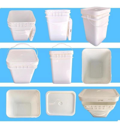 Balde Plast 20l Retang Para Argamassa