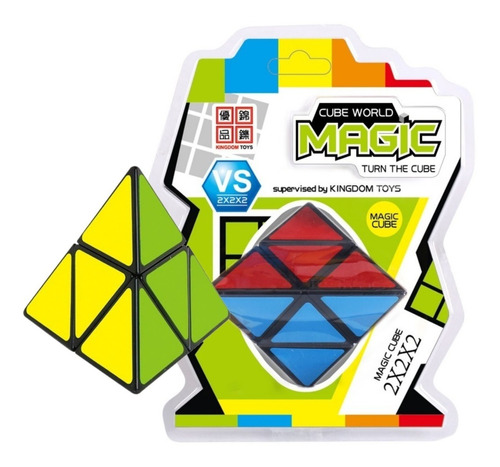 Cubo Magico Piramide 2x2 Cube World Magic Jyj007 Mundomanias