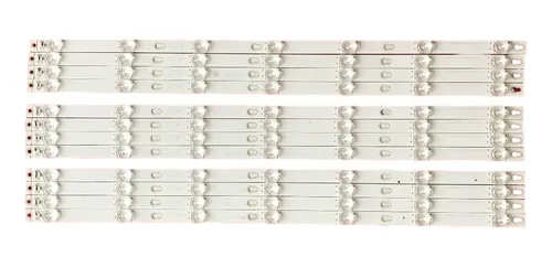 Kit X 12 Tiras Led Cdh-le654ksmart12 Tcl L65p4k Rca L65p2uhd