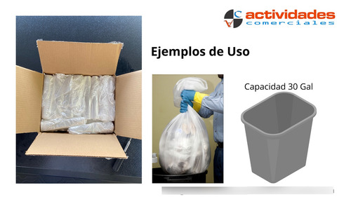 Bolsa Basura Can Liners 30x37(72cmx90cm) Transparente