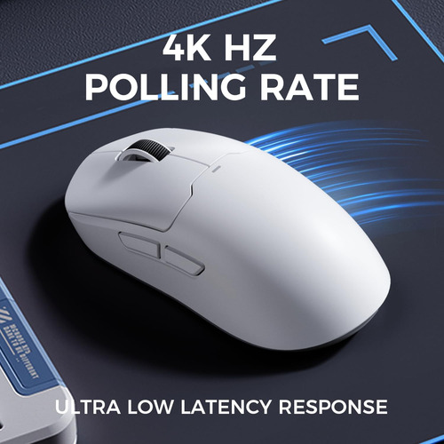 Ratón Para Juegos Ultra Inalámbrico A5, Sensor Óptico Paw339