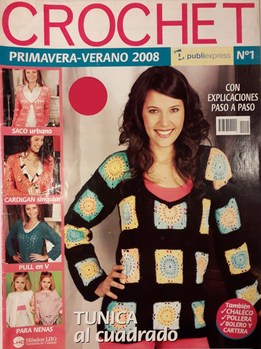 Revista De Tejidos Crochet Verano Túnicas Sacos Etc Liquido