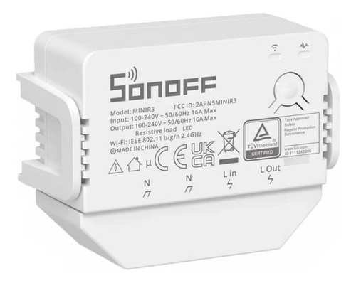 Switch Sonoff Mini R3 Wifi S/neutro 16a - Signetic