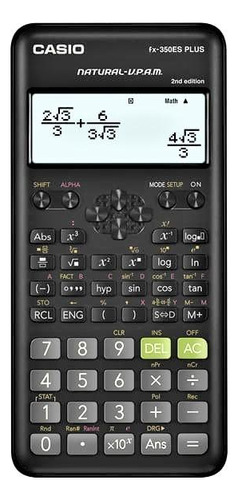 Calculadora Casio Cientifica Fx-350es Plus 2 + 252 Funciones