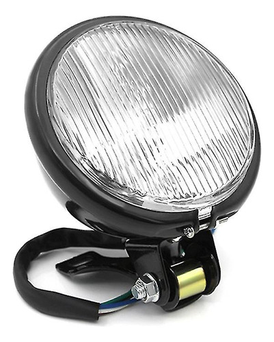 Faro Universal Retro Para Bicicleta, Soporte Vintage Platead