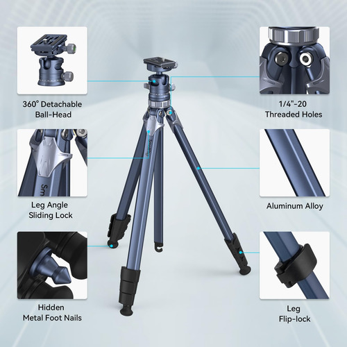 Trípode De Viaje Liviano Smallrig Ap -02, 63 Trípode De Con