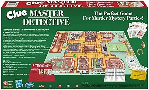 Juego De Mesa Clue Master Detective/familiar