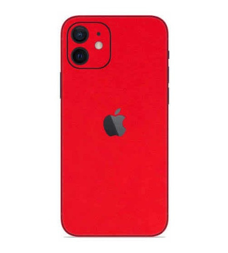 Skin Vinil Premium Rojo Gloss Para iPhone 12 (normal)