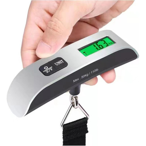 Q Báscula Electrónica Portátil 110 Lb/50 Kg Con Pantalla Lcd
