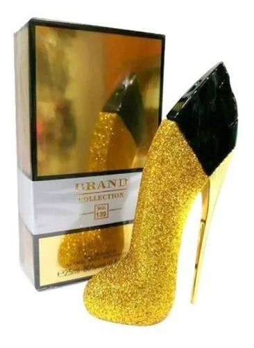 Perfume Dream Brand Collection- Saltinho Glitter Dourado- N°139 - Inspiração 'j'adore'- 25ml