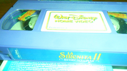 Vhs La Sirenita 2 Regreso Al Mar (Usado)
