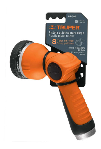 Pistola Para Manguera Riego Agua Multifuncion Plastico 17479