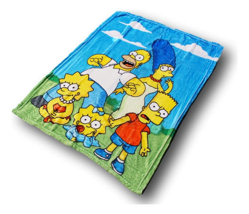 Cobertor Frazada Simpsons Cunero Providencia Ligero