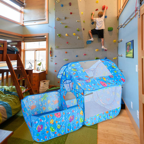 Carpa De Juego Plegable, Juguetes De Instalación Casa Doble