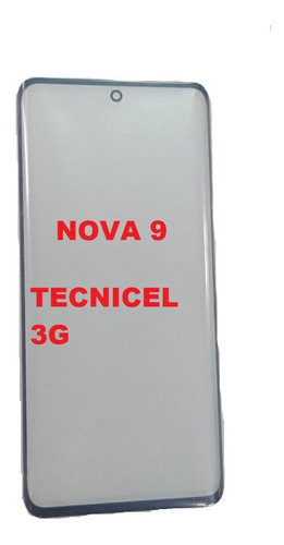 Cristal Vidrio Visor Del Tactil Para Huawei Nova 9 Curvo