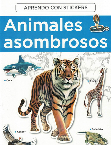Animales Asombrosos Aprendo Con Stickers-pingray, María José