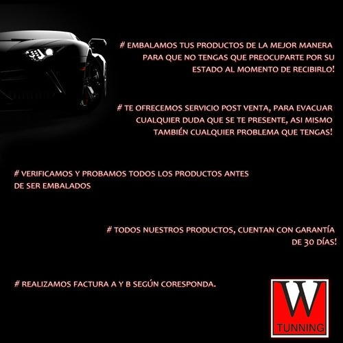 Optica Chevrolet Corsa Classic 99/11/ Liso Aro Negro Policar