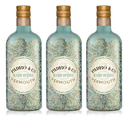 Vermouth Padro & Co Blanco Reserva España Pack X3