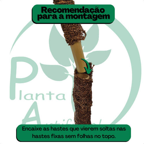 Árvore Bananeira Artificial Grande Toque Real Sem Vaso Cor Verde