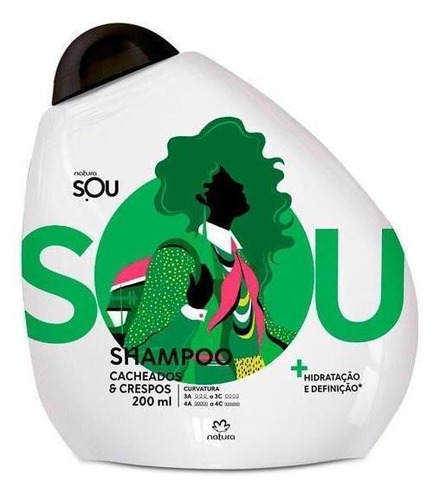 Shampoo Cacheado E Crespos Sou