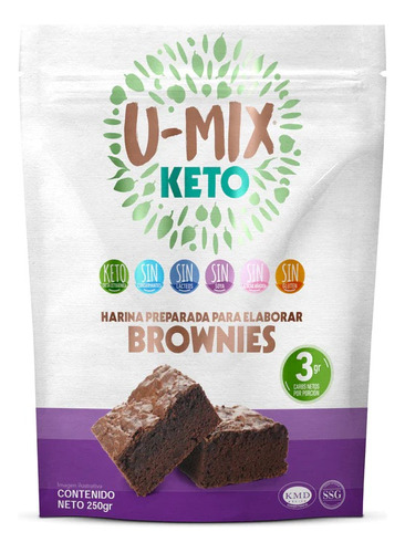 Premezcla Brownies Keto 250gr