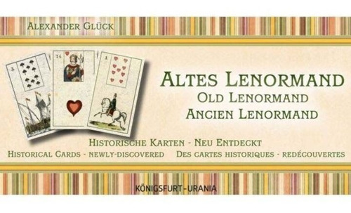 Altes Lenormand Old Lenormand, De Alexander Gluck. Editora Ag Muller, Capa Mole Em Português, 2021
