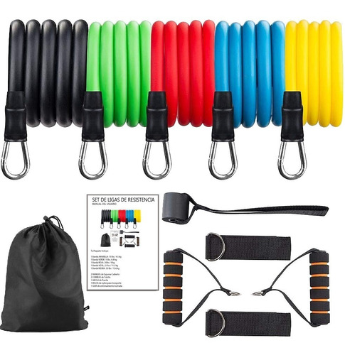 Bandas Ligas De Resistencia Fitness Crossfit Set 16pcs