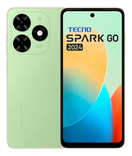 Celular Tecno Spark Go , 128 Gb, 4 Gb Ram Verde Magic Skin Green