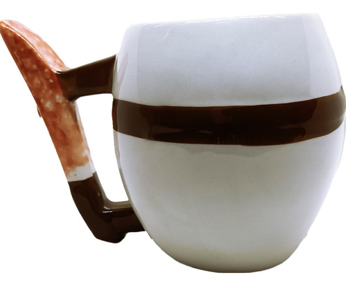 Taza Con Forma Jason Freddy Vs Jason Licencia Oficial Crema