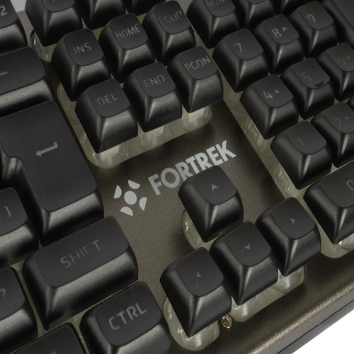 Kit Teclado E Mouse Gamer Ranger Rainbow Rgb Grafite Fortrek