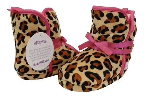 comprar Pantuflas Doce 04 Botas Para Niñas Estampado Animal