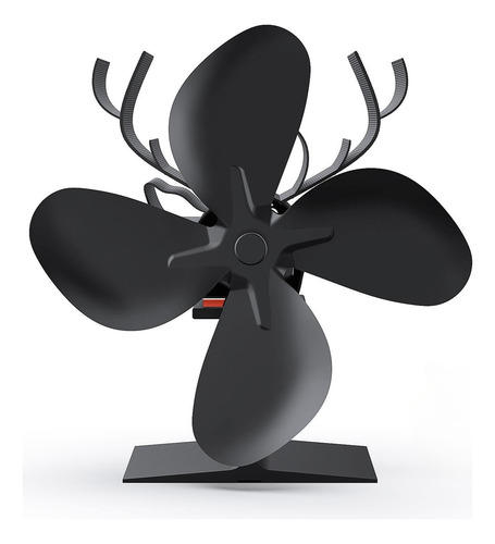 Ventilador Grande Para Estufa De Leña De 4 Aspas Actualizado