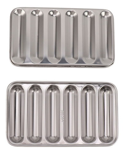 Molde Para Hornear Salchichas De Acero Inoxidable Hot Dog Ba
