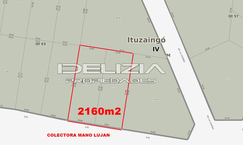 Imagen 2 de 6 de Venta De Lote En Parque Leloir Ituzaingo( 2160m2)