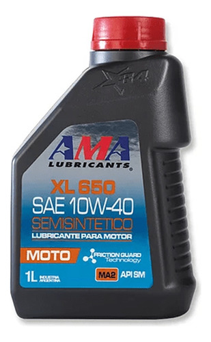 Lubricante Moto 4t Semi Sintetico Ama Xl 650 10w40 Marelli ®