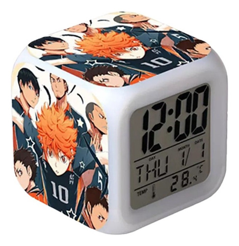 Reloj Haikyuu Anime Despertador Led Digital Grafimax