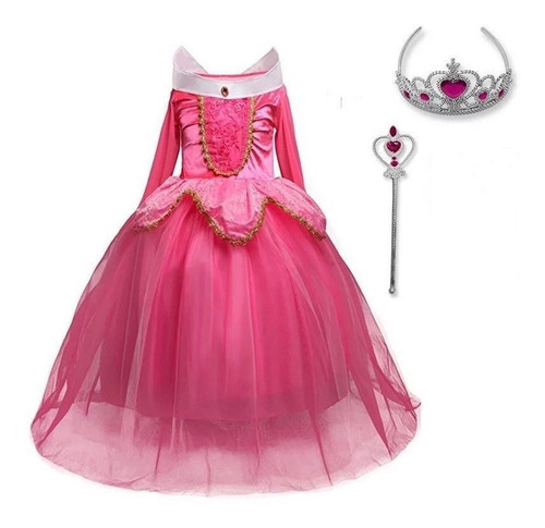 Vestido De La Bella Durmiente Aurora Con Corona Y Varita | Meses sin intereses Vestido De La Bella Durmiente Aurora Con Corona Y Varita | Meses sin intereses