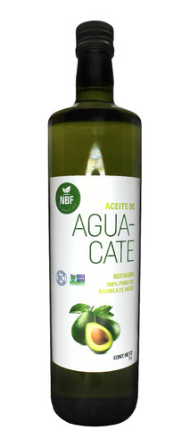 Aceite De Aguacate Refinado 1l Nbf Extracción En Frio