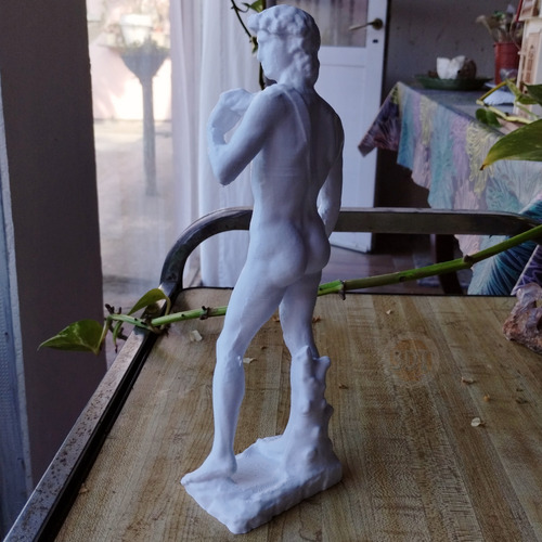Estatua Clásica David De Miguel Angel 3d Adorno Decoración