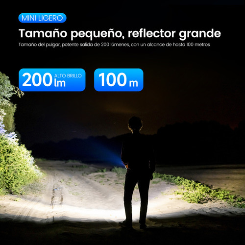 Philips Linterna Led Recargable 200lm Luz Violeta Detector De Billetes 100m Pequeña Con Regla Abrecajas Ultraligera Sfl-1121