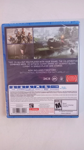 Battlefield 5 V Juego Ps4 Nuevo Y Sellado