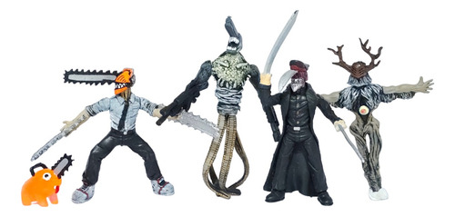 Juguete 5 Figuras De Accion Denji Chainsaw Man Pochita