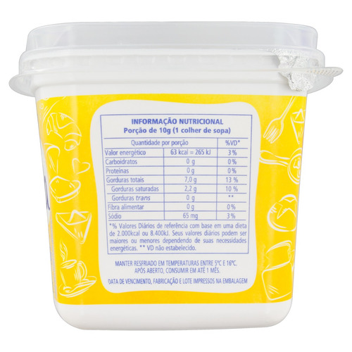 Margarina com Sal Delícia + Sabor e Cremosidade Pote 500g
