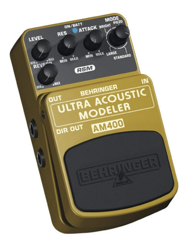 Pedal Ultra Acoustic Modeler Behringer Am400