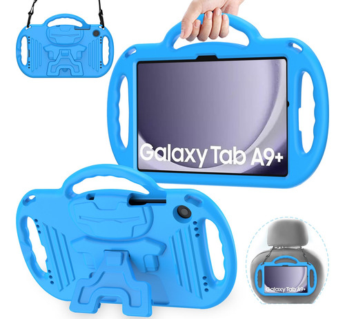 Funda Ni?s Para Galaxy Tab A9+/a9 Plus 11 PuLG 2023 Azul 11